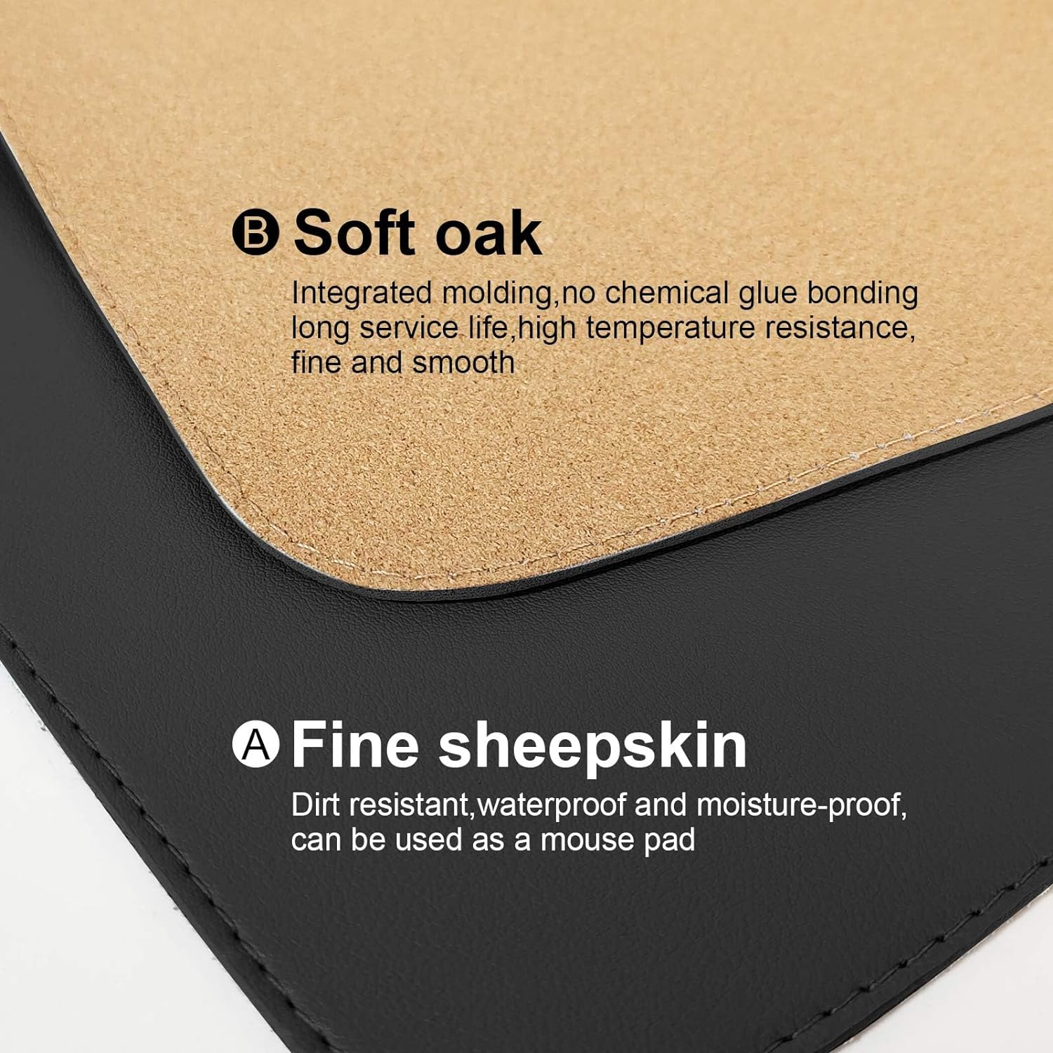 Dual Sided Desk Mat,Leather De - Desk Setup Gadgets บทวิจารณ์และราคา
