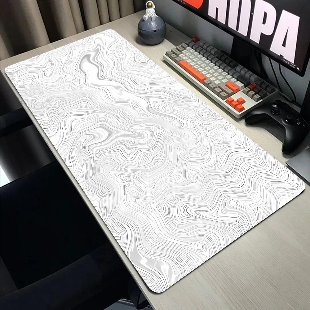 Abstract Fluid Gaming Mouse Pa - Desk Setup Gadgets บทวิจารณ์และราคา