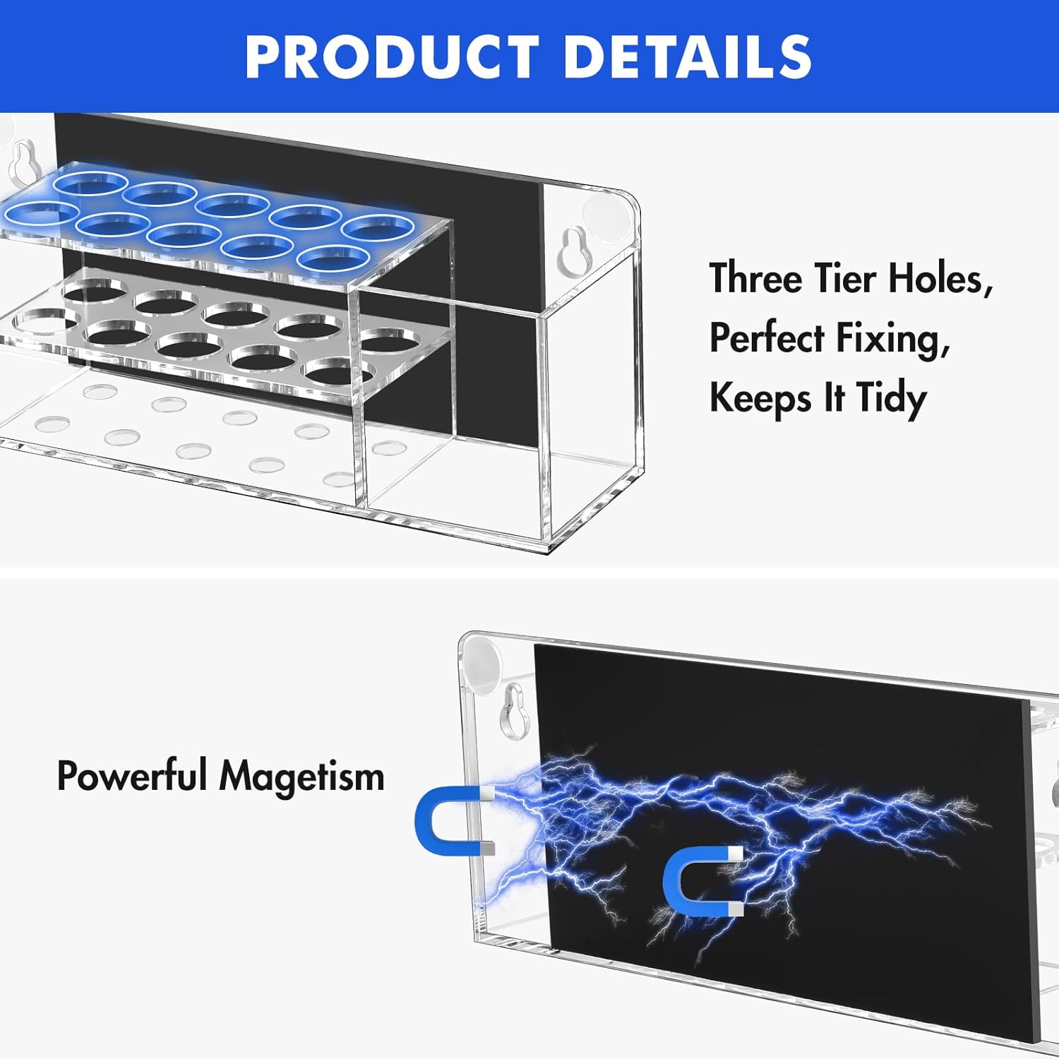 Strong Magnetic Marker Holder  - Pen Cup Magnetic บทวิจารณ์และราคา