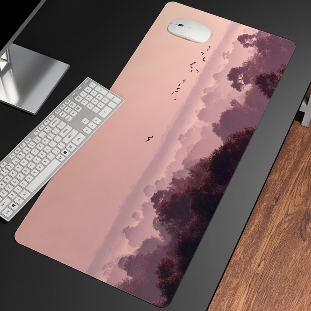 Dreamy Pink & Purple Sky XL mo - Your Desk Setup บทวิจารณ์และราคา